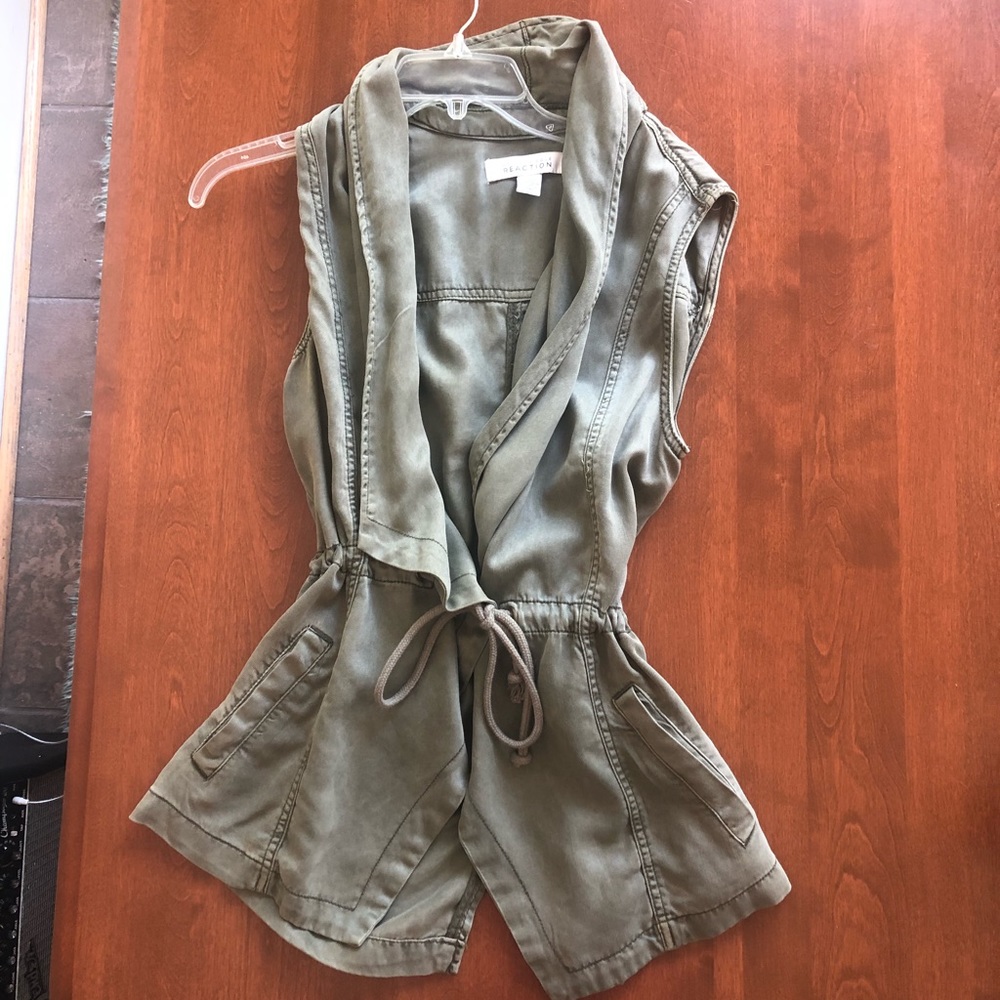 Army Green Kenneth Cole Vest